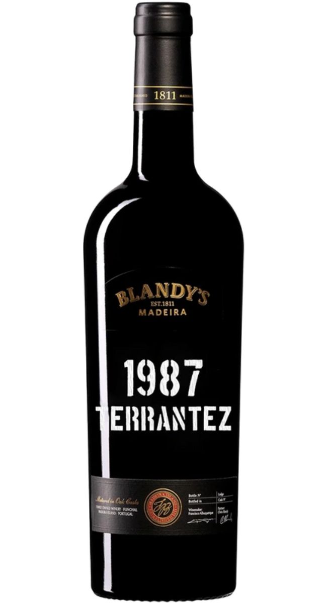 Blandy's Madeira Terrantez 1987 i cygara pikantne lub aromatyczne
