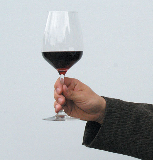 Jak prawidłowo degustować wino - krok 1