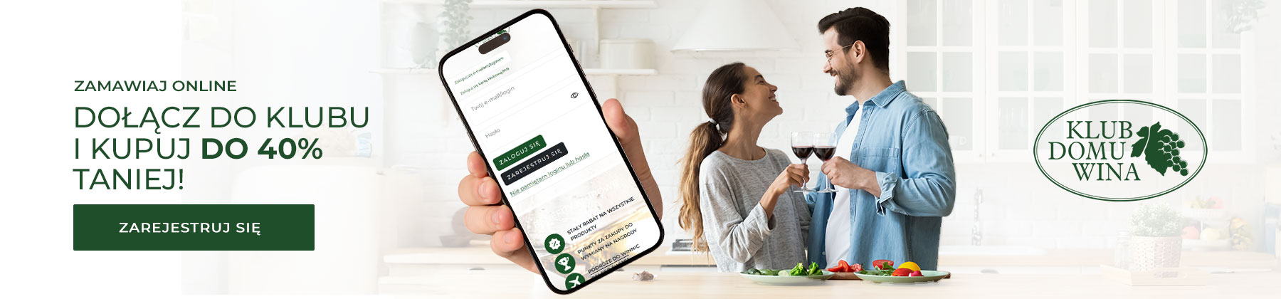 Klub Domu Wina - w Klubie taniej