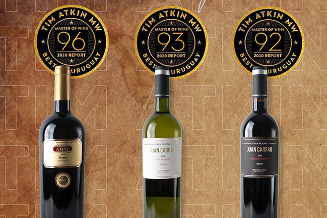 Tim Atkin bardzo wysoko ocenia wina z Bodegas Carrau