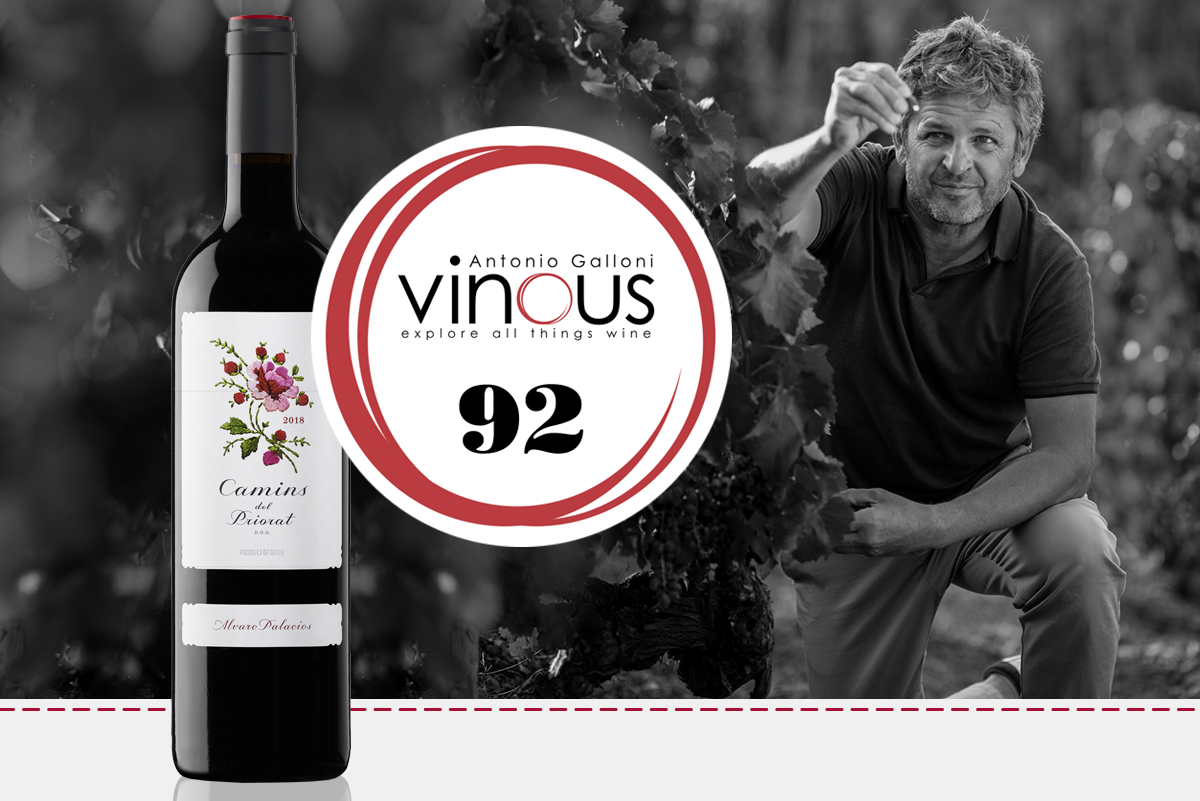 Camins del Priorat 2018 otrzymało 92 punkty od Vinous Antonio Galloniego