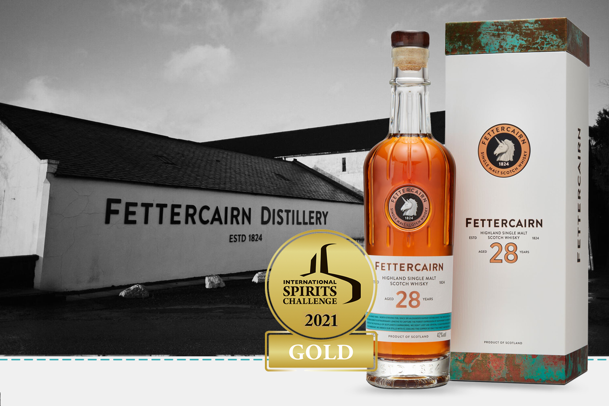 Złoty medal dla Fettercairn 28 YO Single Malt Scotch Whisky!
