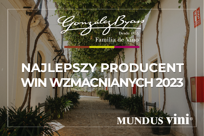 González Byass najlepszym producentem win wzmacnianych podczas Mundus Vini 2023!