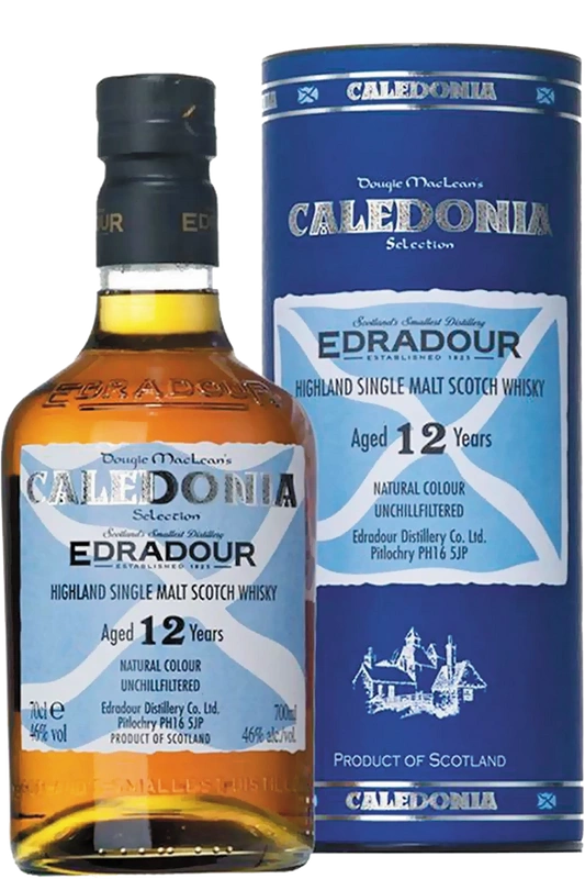 Edradour 12 YO Caledonia Highland Single Malt Scotch Whisky