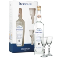 Dwór Sieraków Superior 0,7 l w pudełku + kieliszki