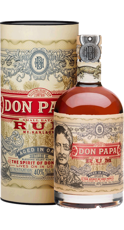 Rum Don Papa w ozdobnej tubie