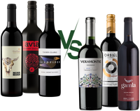 Zestaw dwóch szczepów - Cabernet sauvignon vs Merlot