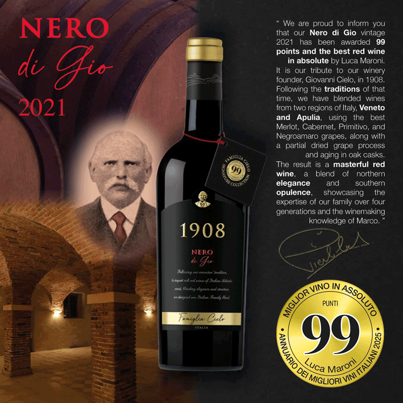 1908 Nero di Gio 1,5 l Magnum
