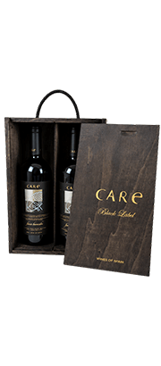 Zestaw prezentowy 2 aragońskich win klasy premium Care Finca Bancales