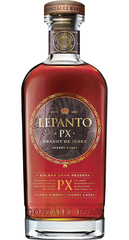 Brandy de Jerez Lepanto Pedro Ximénez Solera Gran Reserva