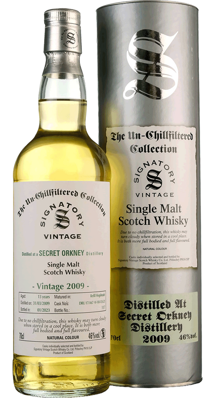 Secret Orkney 2009 Single Malt Scotch Whisky