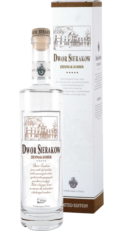 Dwór Sieraków Ziemniak kosher 0,5 l w pudełku