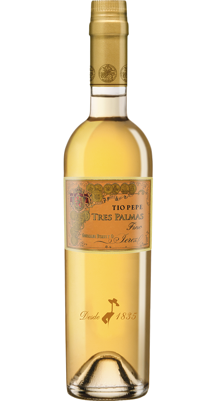 Tío Pepe Tres Palmas Fino 0,5 l 