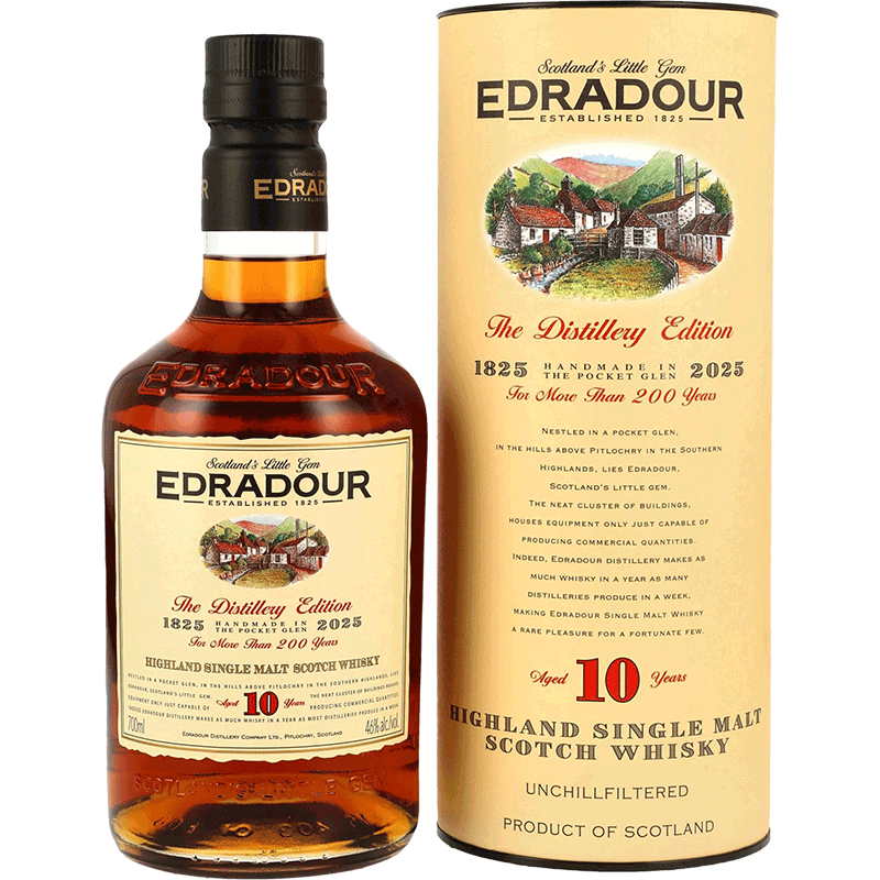 Edradour 10 Years Old Highland Single Malt Scotch Whisky