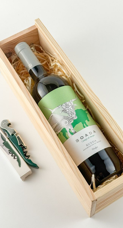 Zestaw prezentowy – Boada Verdejo + korkociąg