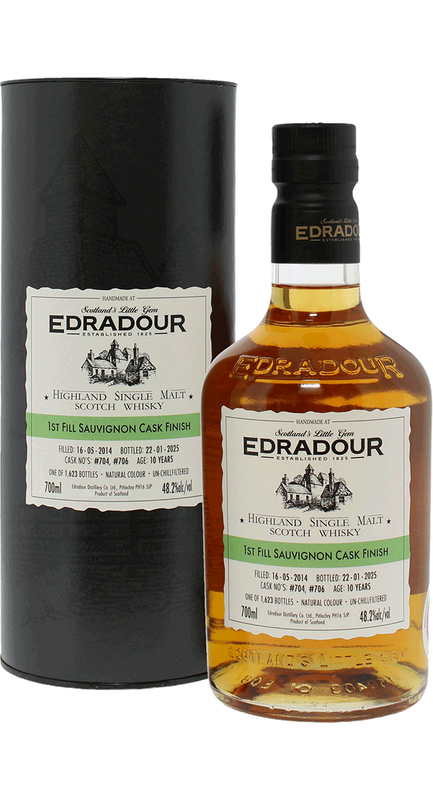 Edradour 10 YO Highland Single Malt Scotch Whisky Sauvignon St. Michael-Eppan