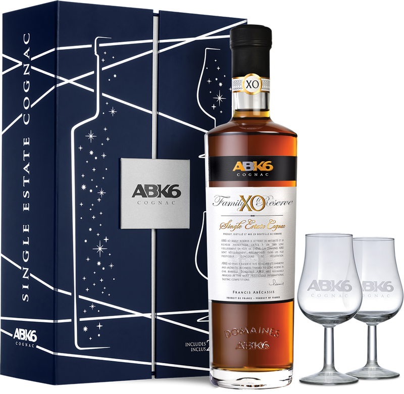 Zestaw prezentowy - ABK6 Family Reserve Single Estate z kieliszkami
