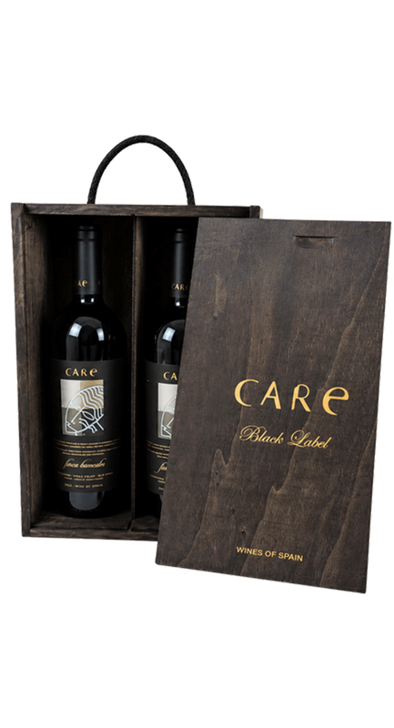 Zestaw prezentowy 2 aragońskich win klasy premium Care Finca Bancales