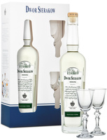 Dwór Sieraków Pieprzowa 0,7 l w pudełku + kieliszki