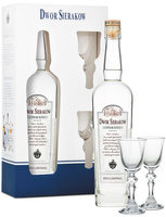 Dwór Sieraków Ziemniak Kosher 0,7 l w pudełku + kieliszki