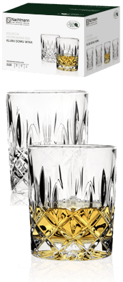  Kryształowe 4 szklanki do whisky - kolekcja Klubu Domu Wina