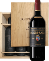 Biondi-Santi Brunello di Montalcino Riserva 2006 - 3 butelki w drewnianej skrzynce