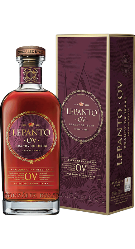 Lepanto Brandy de Jerez Oloroso Viejo Solera Gran Reserva