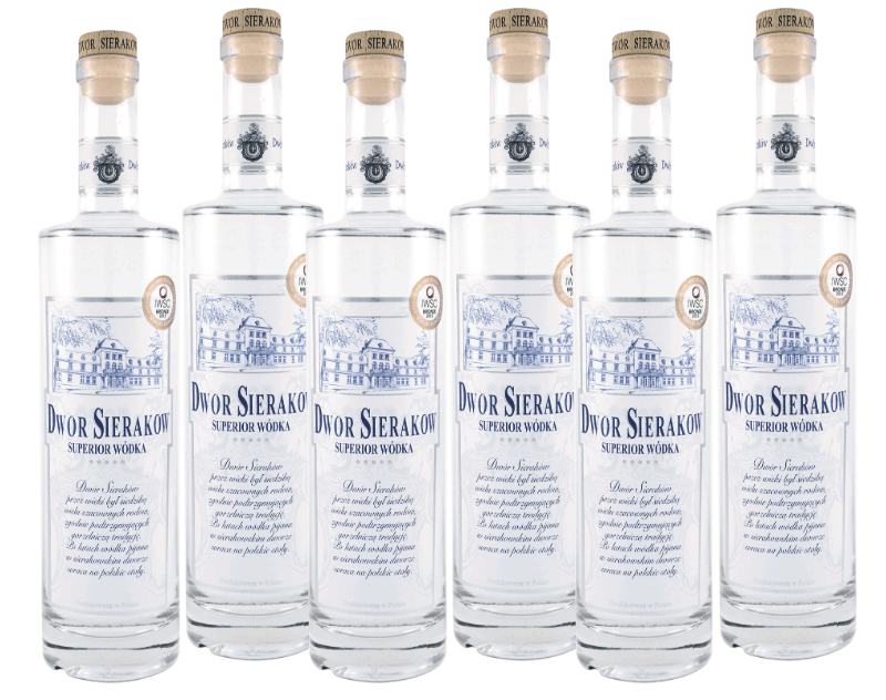 Zestaw 6 wódek - Dwór Sieraków Superior