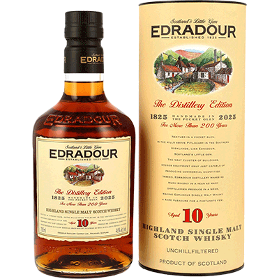 Edradour 10 Years Old Highland Single Malt Scotch Whisky