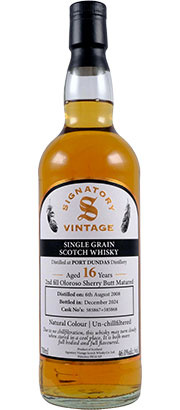 Port Dundas 2008 16 YO Single Grain Scotch Whisky