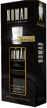 Nomad Outland Whisky w pudełku z kieliszkiem