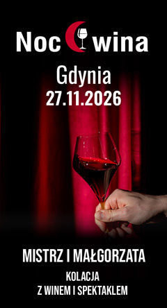 Noc Wina: Kolacja z winem i spektaklem - Gdynia 27.11.2026 (16:00)