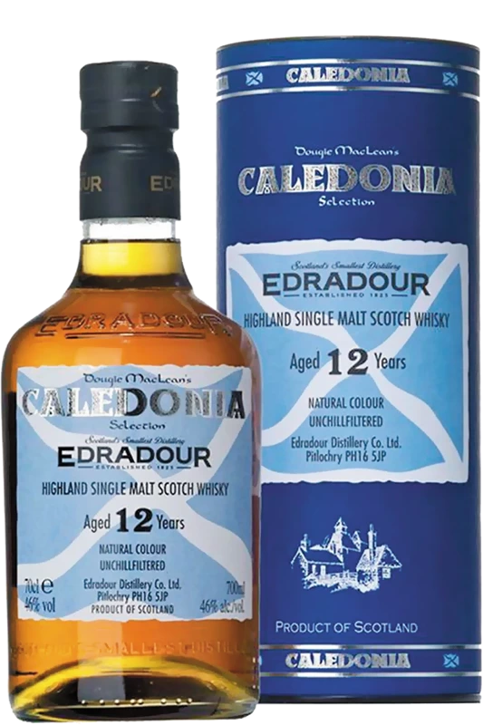 Edradour 12 YO Caledonia Highland Single Malt Scotch Whisky