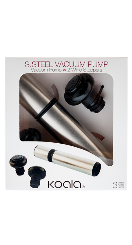 Pompka vacuum stainless steel + 2 korki 