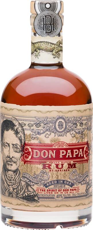 Rum Don Papa w ozdobnej tubie