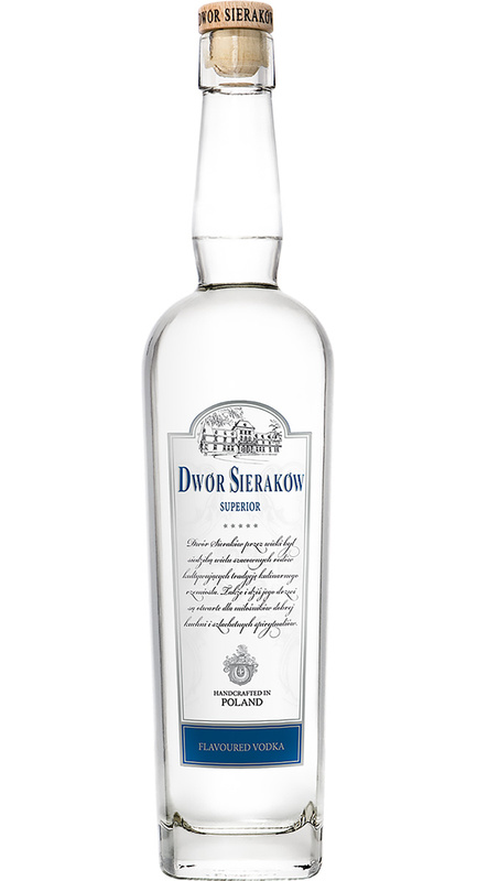 Zestaw Prestige Dwór Sieraków Superior Wódka 0,7 l z 2 kieliszkami