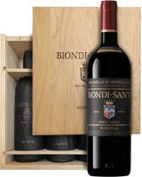 Biondi-Santi Brunello di Montalcino Riserva 2013 - 3 butelki w drewnianej skrzynce